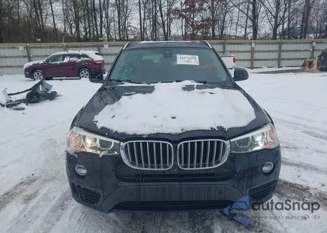 2017 BMW X3 xDrive28I z USA, uszkodzony, nr VIN 5UXWX9C35H0T21834